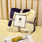 Spring Autum  Plush Plaid Decorative Sofa Couch Throw Blankets On Bed Thermal Fluffy Fleece Blanket On Sale