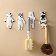 Animal Hook Bendable Reusable Strong Self Adhesive Door Wall Hangers Hooks