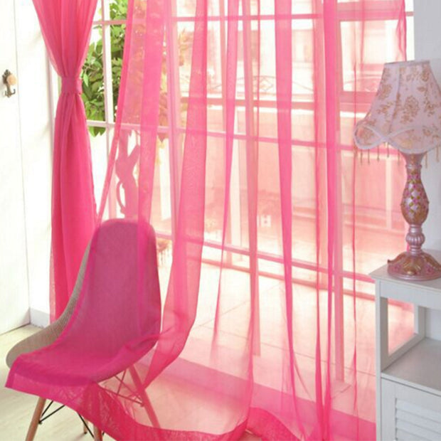 Curtains Window SheerModern Curtains For Living Room Transparent Tulle Curtains Window Sheer For The Bedroom