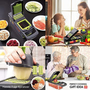 15 In 1 Vegetable Chopper, Salad Fruit Vegetable Food Chopper Slicer Peeler