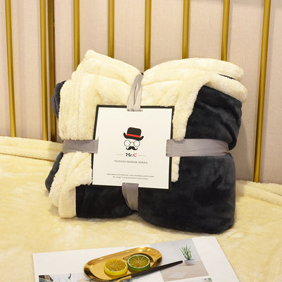 Spring Autum  Plush Plaid Decorative Sofa Couch Throw Blankets On Bed Thermal Fluffy Fleece Blanket On Sale