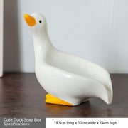 Creative Ceramic Soap Box Cute Duck