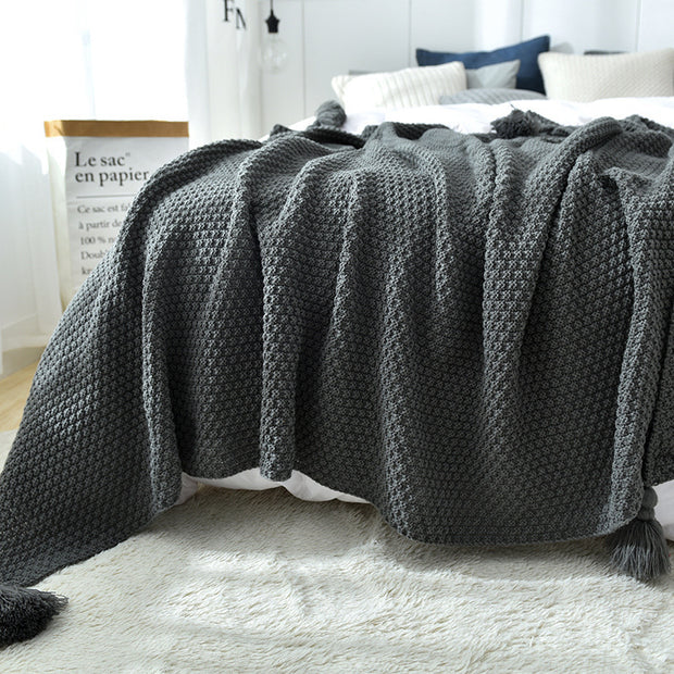 Living Room Sofa Chair Lunch Break Blanket