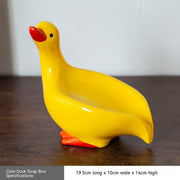 Creative Ceramic Soap Box Cute Duck