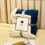 Spring Autum  Plush Plaid Decorative Sofa Couch Throw Blankets On Bed Thermal Fluffy Fleece Blanket On Sale