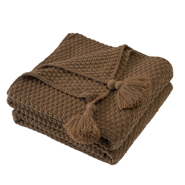 Living Room Sofa Chair Lunch Break Blanket