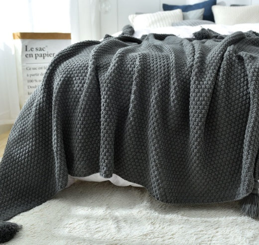Living Room Sofa Chair Lunch Break Blanket