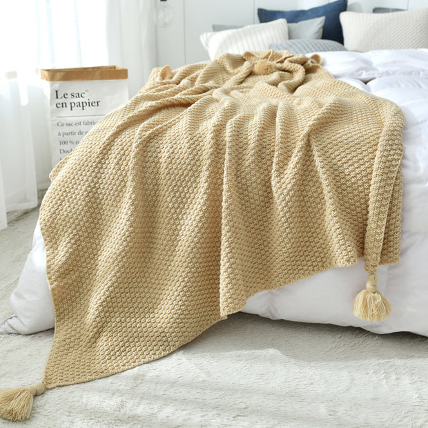 Living Room Sofa Chair Lunch Break Blanket